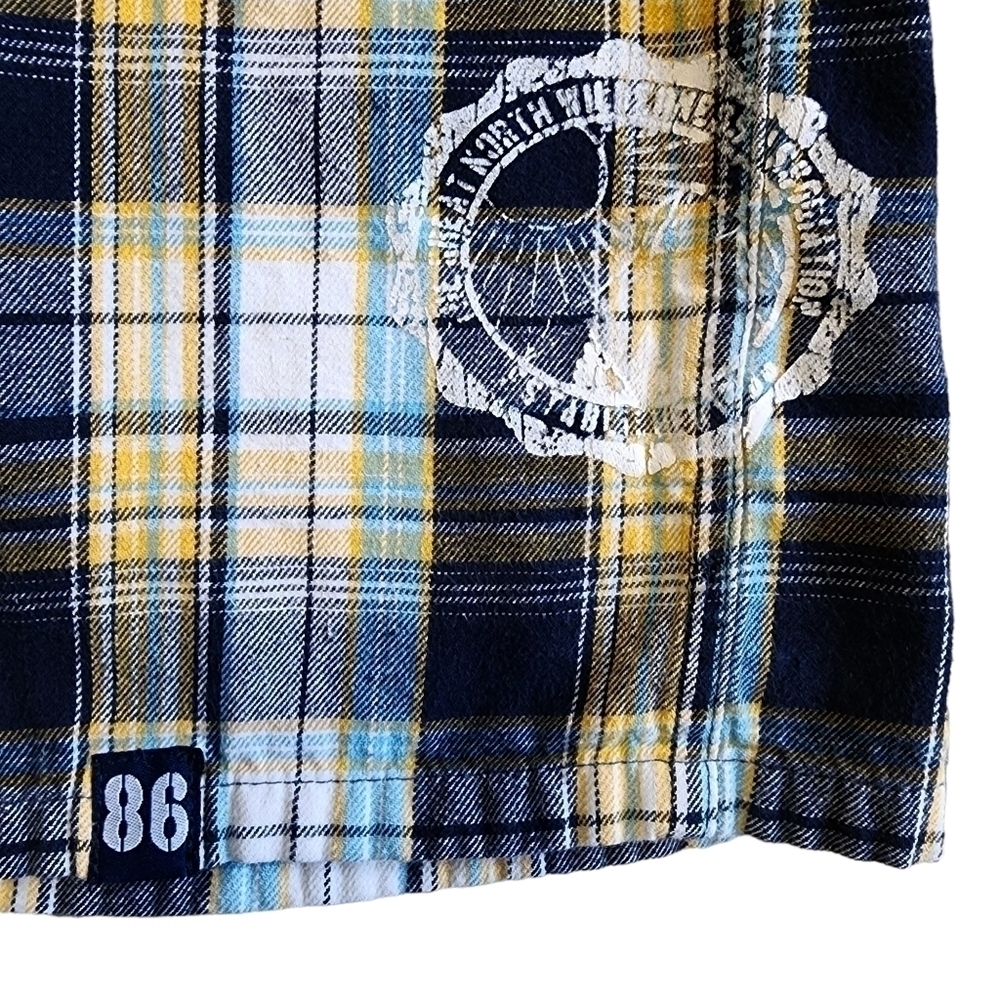 3/$15 B.U.M. Equipment Kid's Flannel Plaid Shirt - Small - Picture 3 of 7